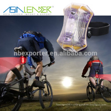 Азия Лидер Легко установить без инструментов Водонепроницаемость Питание от 2 * AAA батареи 3LED велосипед хвост свет